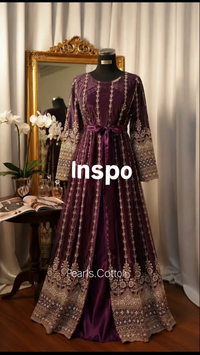 Matching Mom & Daughter Wine Dress